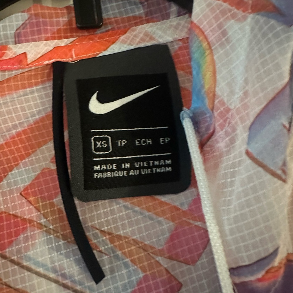 Nike Multicolor Lightweight Jacket with Pink & Orange Accents